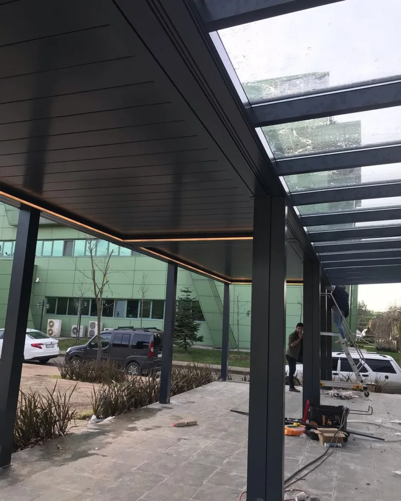 Bioklimatik Pergola uygulaması - 2