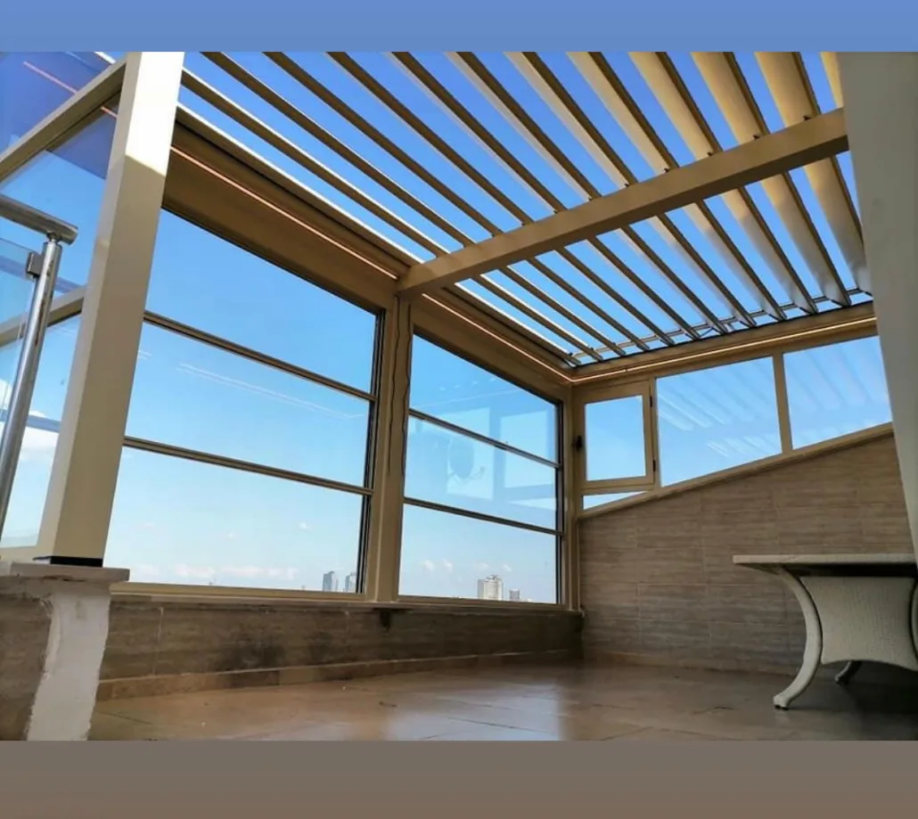 Mor Tente pergola ve cam sistemi