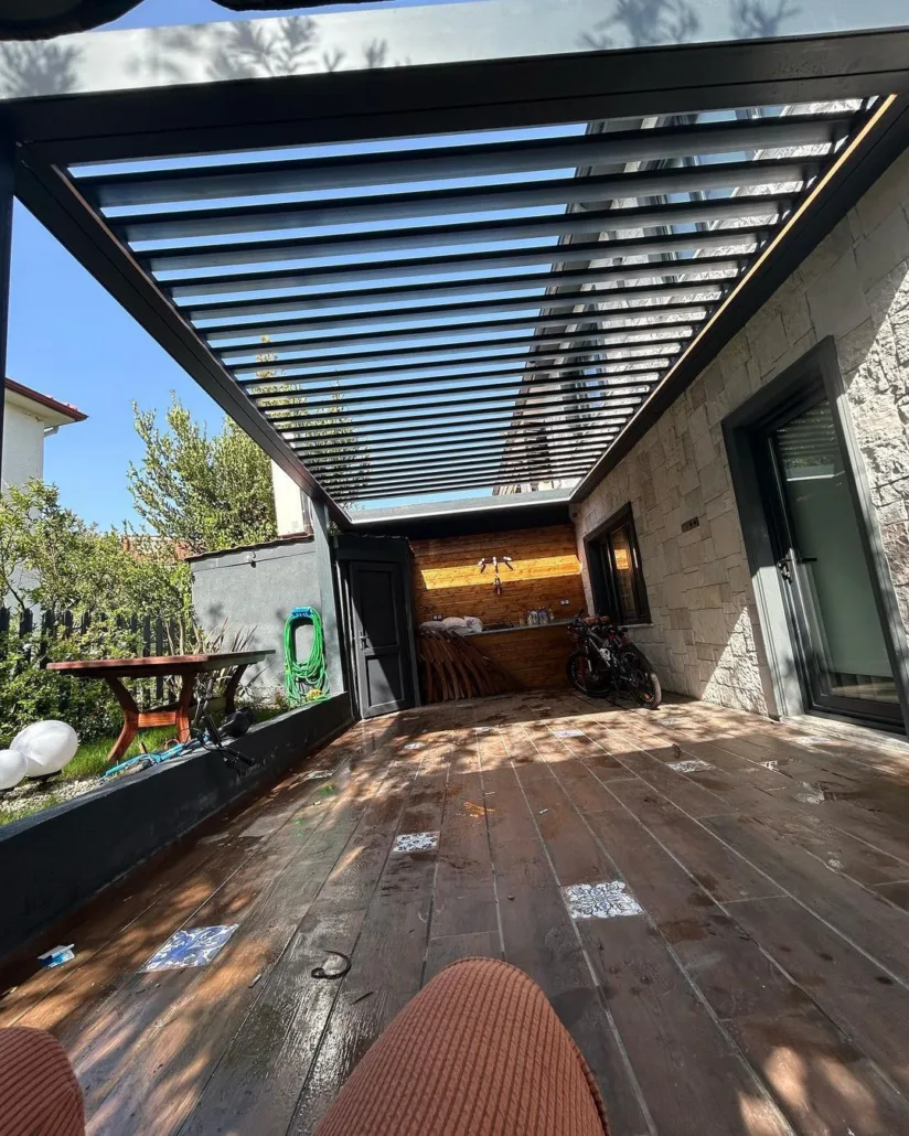 Bioklimatik Pergola uygulaması