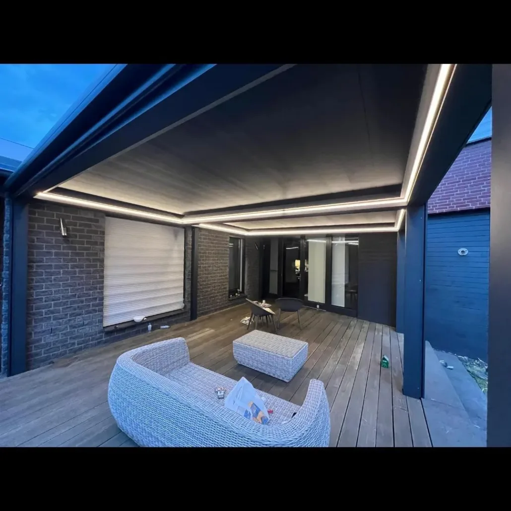 Bioklimatik Pergola uygulaması